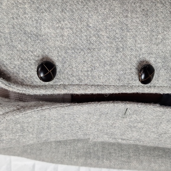 BANANA REPUBLIC Grey Wool Long Sleeve Blazer Jacket - Picture 3 of 9